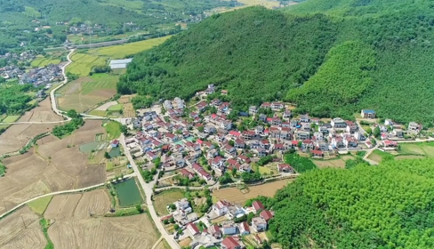 走进芜湖市繁昌区峨山镇东岛村,乡村道路硬化整洁,被一盏盏路灯点缀